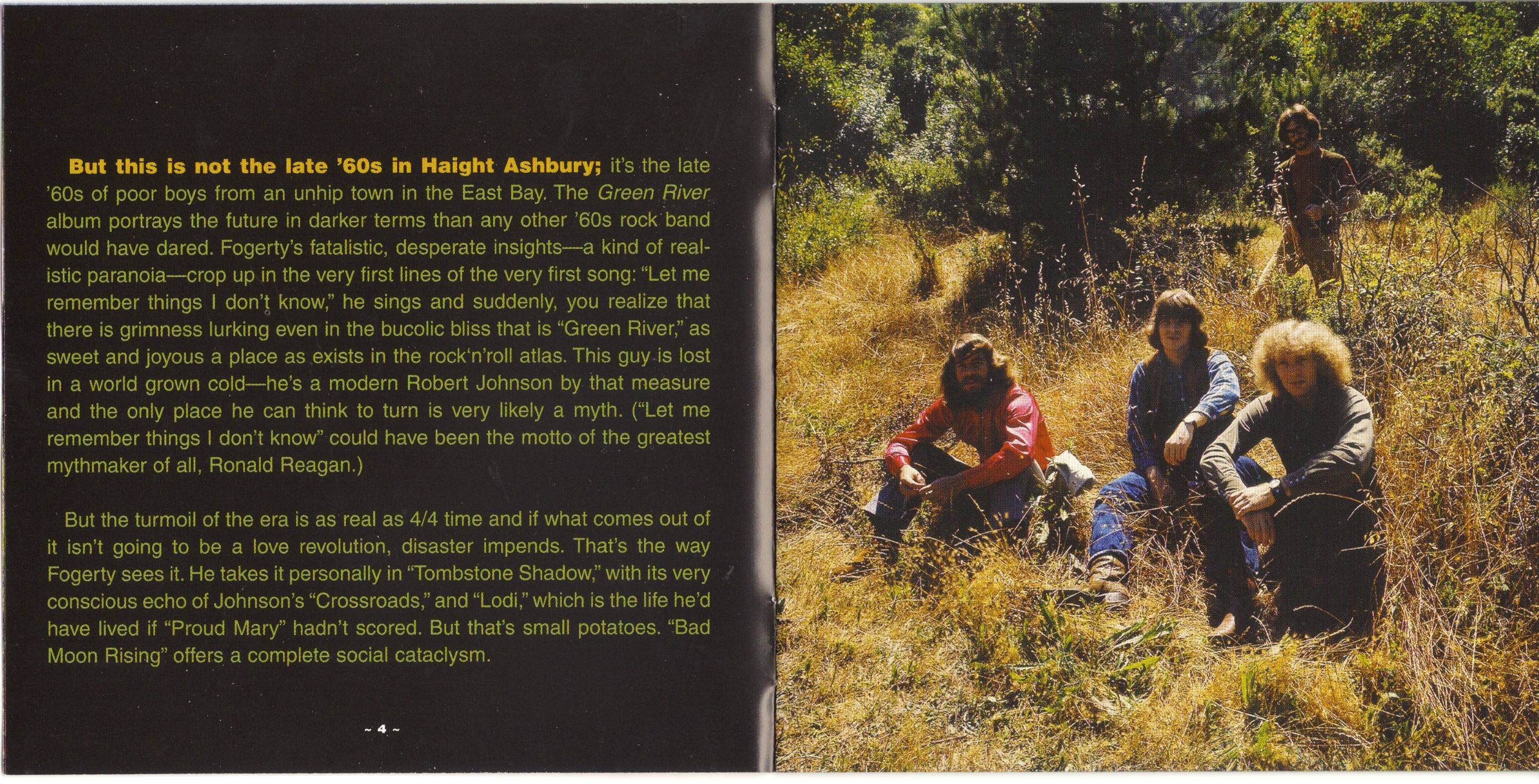 Creedence Clearwater Revival Green River 40th anniversary edition : Booklet03 JPN